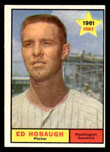 1961 topps 129 hobaugh - topps, #129