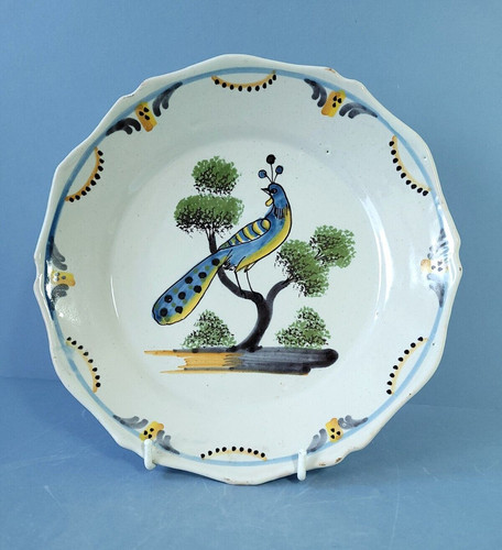 Antico piatto faience - piatto, in